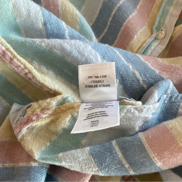 Rails Charli Jubilee Stripe top Small - Picture 8 of 12